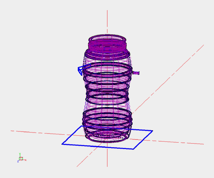 Container Set-up for Pendulum Test